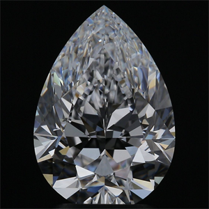 Picture of Natural Diamond 2.14 Carats, Pear with  Cut, D Color, IF Clarity and Certified by GIA