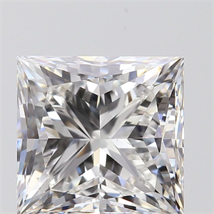 Picture of Natural Diamond 1.20 Carats, Princess with  Cut, G Color, VS1 Clarity and Certified by GIA
