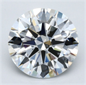 Diamante Natural 5.12 quilates, Redondo , Color F, claridad VS1 y certificado GIA
