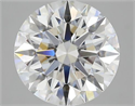 Lab Grown Diamond 4.50 Carats, Round with Ideal Cut, F Color, VS1 Clarity and Certified by IGI