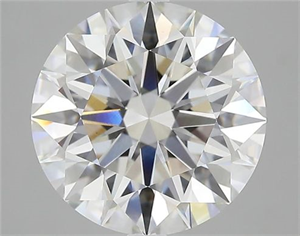 Picture of Lab Grown Diamond 4.50 Carats, Round with Ideal Cut, F Color, VS1 Clarity and Certified by IGI