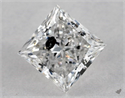 Diamante Natural 0.71 quilates, Princesa , Color F, claridad I2 y certificado GIA