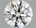 Del inventario de diamantes de laboratorio, 2.02 quilates, Redondo , Color E, claridad VVS2 y certificado IGI