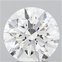 Del inventario de diamantes de laboratorio, 2.57 quilates, Redondo , Color E, claridad VVS2 y certificado IGI