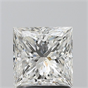 Natural Diamond 1.50 Carats, Princess with  Cut, H Color, SI2 Clarity and Certified by GIA