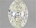 Diamante Natural 1.55 quilates, Ovalado , Color L, claridad SI1 y certificado GIA