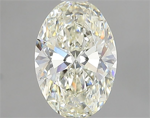 Foto Diamante Natural 1.55 quilates, Ovalado , Color L, claridad SI1 y certificado GIA de