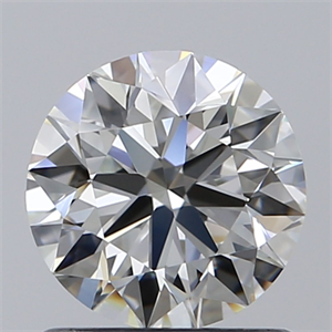 Foto Diamante Natural 1.01 quilates, Redondo , Color H, claridad VS1 y certificado GIA de