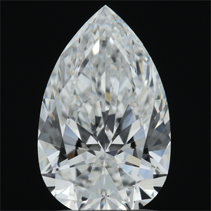 Foto Diamante Natural 2.01 quilates, De pera , Color D, claridad VVS1 y certificado GIA de