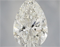 Diamante Natural 0.43 quilates, De pera , Color H, claridad VVS2 y certificado IGI