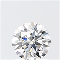 Lab Grown Diamond 1.03 Carats, Round with Ideal Cut, D Color, VS1 Clarity and Certified by IGI