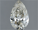 Natural Diamond 0.50 Carats, Pear with  Cut, I Color, SI1 Clarity and Certified by IGI