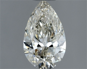 Picture of Natural Diamond 0.50 Carats, Pear with  Cut, I Color, SI1 Clarity and Certified by IGI
