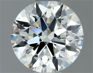 Picture of Natural Diamond 0.70 Carats, Round with Excellent Cut, J Color, VVS2 Clarity and Certified by IGI
