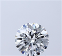Lab Grown Diamond 1.07 Carats, Round with Ideal Cut, D Color, VS2 Clarity and Certified by IGI