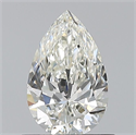 Natural Diamond 0.70 Carats, Pear with  Cut, I Color, VVS2 Clarity and Certified by GIA