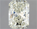 Natural Diamond 1.50 Carats, Radiant with  Cut, K Color, SI2 Clarity and Certified by GIA