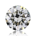 Diamante Natural 0.72 quilates, Redondo , Color J, claridad SI1 y certificado GIA