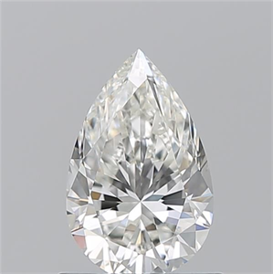 Picture of Natural Diamond 0.90 Carats, Pear with  Cut, H Color, VS2 Clarity and Certified by GIA