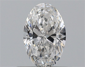 Picture of Natural Diamond 0.40 Carats, Oval with  Cut, E Color, VS2 Clarity and Certified by GIA