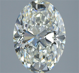 Picture of Natural Diamond 1.40 Carats, Oval with  Cut, J Color, VVS2 Clarity and Certified by GIA