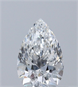 Diamante Natural 0.40 quilates, De pera , Color E, claridad VS1 y certificado GIA