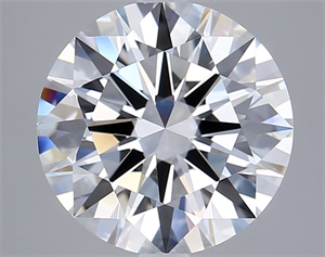 Picture of Lab Grown Diamond 3.35 Carats, Round with Excellent Cut, D Color, VS1 Clarity and Certified by GIA