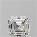 Natural Diamond 1.52 Carats, Asscher with  Cut, H Color, VS1 Clarity and Certified by GIA