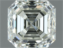 Natural Diamond 1.00 Carats, Asscher with  Cut, K Color, IF Clarity and Certified by IGI