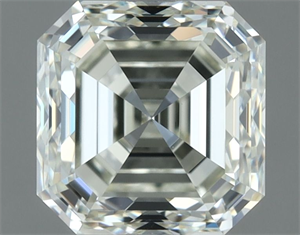 Picture of Natural Diamond 1.00 Carats, Asscher with  Cut, K Color, IF Clarity and Certified by IGI