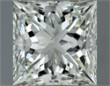 Natural Diamond 1.00 Carats, Princess with  Cut, J Color, VS1 Clarity and Certified by IGI