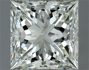Picture of Natural Diamond 1.00 Carats, Princess with  Cut, J Color, VS1 Clarity and Certified by IGI
