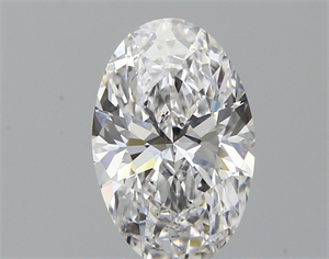 Picture of Natural Diamond 0.64 Carats, Oval with  Cut, D Color, VVS1 Clarity and Certified by GIA