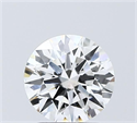 Lab Grown Diamond 1.54 Carats, Round with Ideal Cut, F Color, VVS2 Clarity and Certified by IGI
