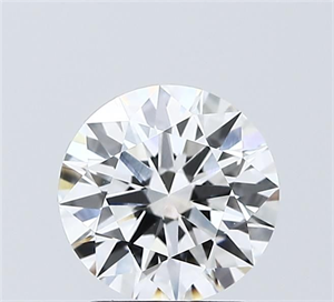 Picture of Lab Grown Diamond 1.54 Carats, Round with Ideal Cut, F Color, VVS2 Clarity and Certified by IGI