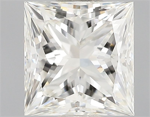 Picture of Natural Diamond 0.46 Carats, Princess with  Cut, H Color, VS2 Clarity and Certified by GIA
