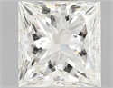 Natural Diamond 0.46 Carats, Princess with  Cut, H Color, VS2 Clarity and Certified by GIA