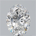Natural Diamond 0.70 Carats, Oval with  Cut, E Color, VS1 Clarity and Certified by GIA