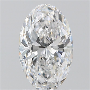 Picture of Natural Diamond 1.20 Carats, Oval with  Cut, D Color, SI1 Clarity and Certified by GIA