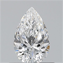 Diamante Natural 0.52 quilates, De pera , Color D, claridad VVS2 y certificado GIA