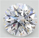 Lab Grown Diamond 1.55 Carats, Round with Excellent Cut, D Color, VS1 Clarity and Certified by GIA