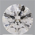 Natural Diamond 0.83 Carats, Round with Excellent Cut, H Color, SI1 Clarity and Certified by GIA