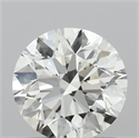 Natural Diamond 0.90 Carats, Round with Excellent Cut, H Color, VS1 Clarity and Certified by IGI