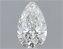 Natural Diamond 0.53 Carats, Pear with  Cut, E Color, VS2 Clarity and Certified by GIA