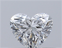 Natural Diamond 0.33 Carats, Heart with  Cut, E Color, VS1 Clarity and Certified by GIA