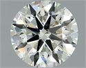 Natural Diamond 0.90 Carats, Round with Excellent Cut, I Color, SI1 Clarity and Certified by GIA
