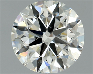 Picture of Natural Diamond 0.90 Carats, Round with Excellent Cut, I Color, SI1 Clarity and Certified by GIA