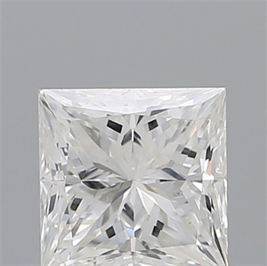 Foto Diamante Natural 0.65 quilates, Princesa , Color G, claridad SI1 y certificado GIA de