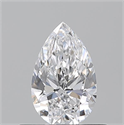 Diamante Natural 0.50 quilates, De pera , Color D, claridad VS1 y certificado GIA