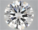 Lab Grown Diamond 6.01 Carats, Round with Excellent Cut, E Color, VVS2 Clarity and Certified by IGI